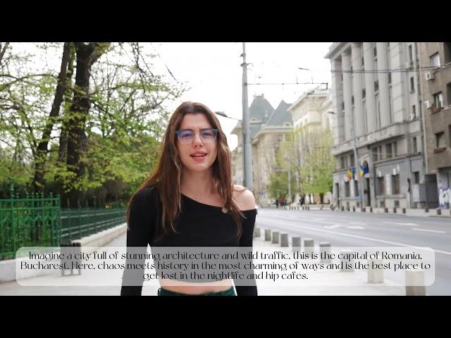 Erasmus+ Poland 2025 - student made video about Romania and Bucharest, LTB Miguel de Cervantes