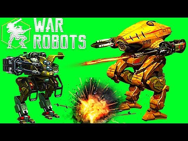 Боевые Роботы War Robots#38 Обзор робота Destrier Битва LEO, GRIFFIN NATASHA новичкам много оружия