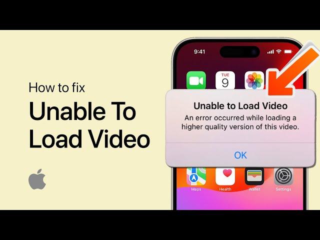 How To Fix “Unable To Load Video” on iPhone - Videos Not Playing Problem Fix