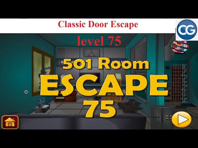 [Walkthrough] Classic Door Escape level 75 - 501 Room escape 75 - Complete Game