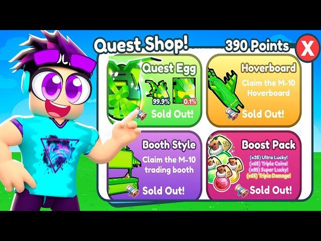 I Bought "EVERYTHING" In The Pet Sim X Quest Shop!