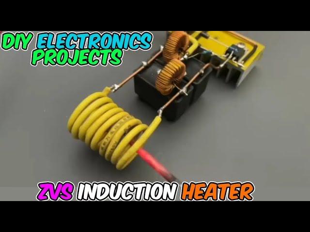 ZVS Induction Heater Circuit Diy Electronics Project  with Explanation