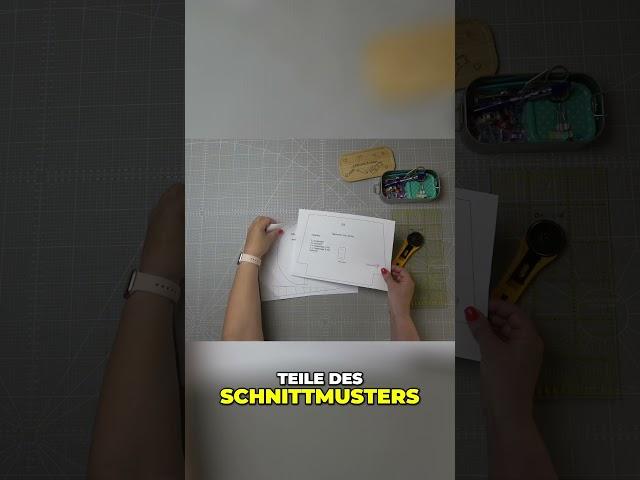 DIY Fächertasche - das komplette Video findest du auf meinem Kanal @nahnika4319  #handmade #fashion