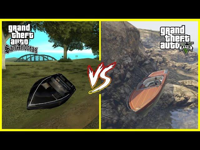 GTA San Andreas vs GTA 5 - Comparison 2024 | GTA SA VS GTA V