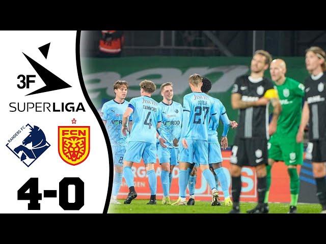 Randers FC - FC Nordsjælland 4-0 Highlights 3F Superliga