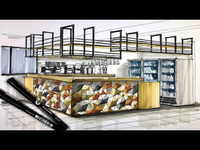 interior sketch (bar design)