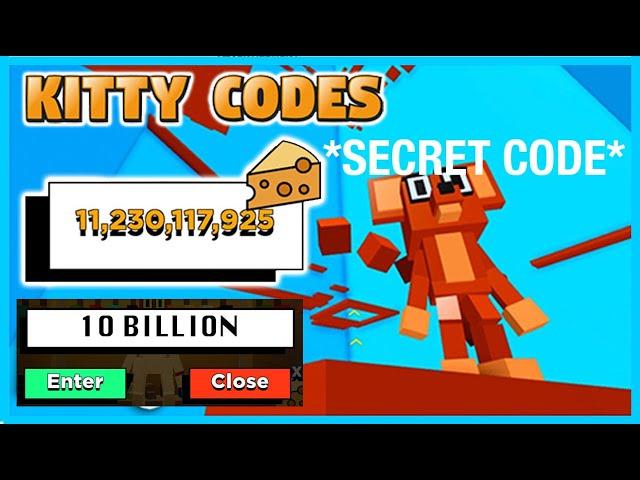 ALL NEW KITTY CODES (10 BILLION CHEESE+) *SECRET CODE*