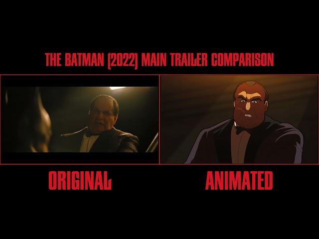 The Batman (2022) Main Trailer Comparison