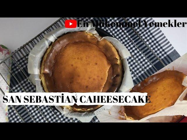 San Sebastian Cheesecake Usülü Tarifi | Refika'nın Mutfağı | İdil Yazar|Arda'nın Mutfağı YEMEKTARİFİ