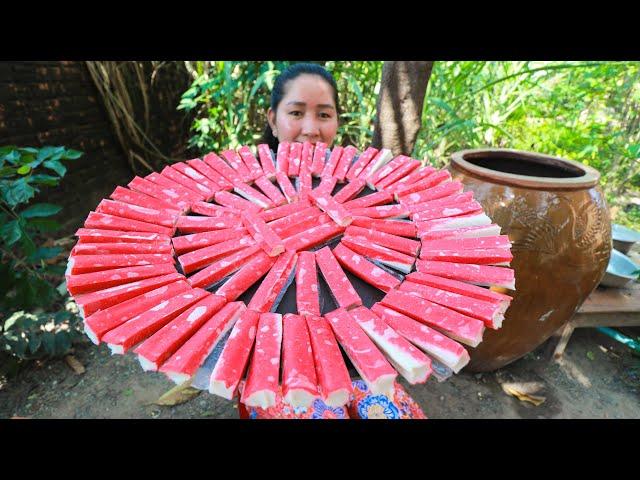 Crab Meat Ball Rolling Wonton Wrapper Cooking - Cooking With Sros