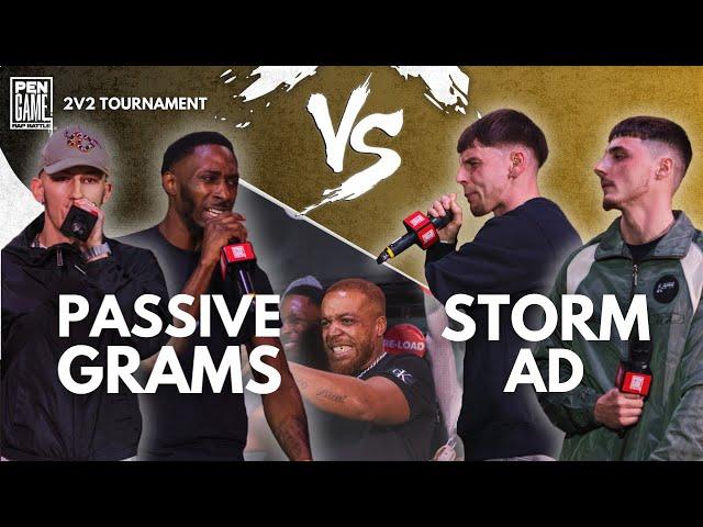 GRAMS & PASSIVE vs STORM & AD | PenGame Rap Battle 2024