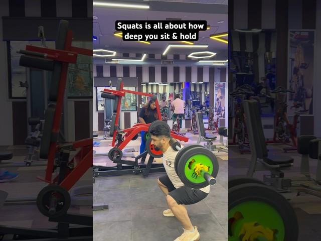 You'll Never Believe This squats is all about how deep you sit and hold Fact