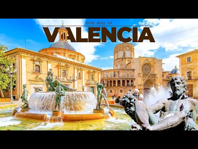 ONE DAY IN VALENCIA (SPAIN) | 4K | An impressive mixture of tradition and modernity