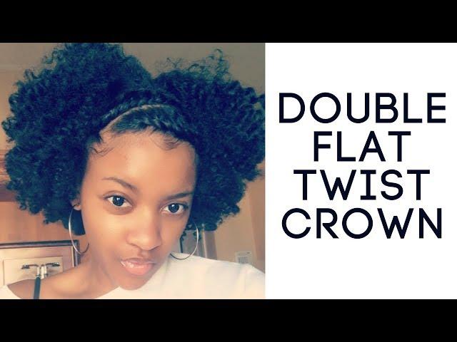 Double Flat Twist Crown Tutorial