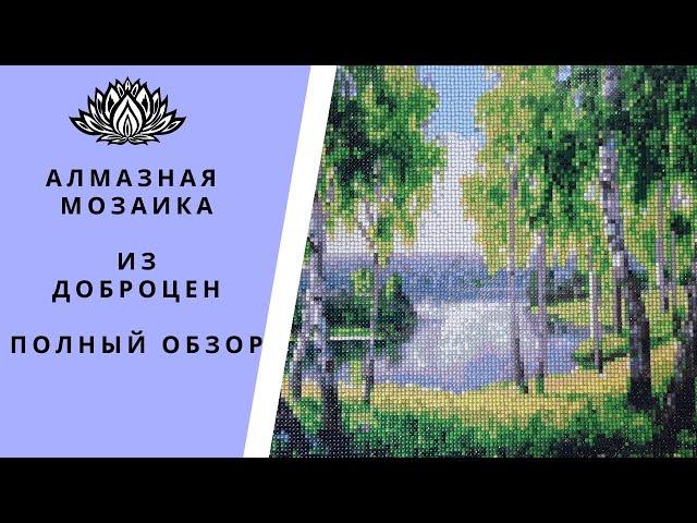 Алмазная мозаика из магазина Доброцен. Обзор и готовая работа.