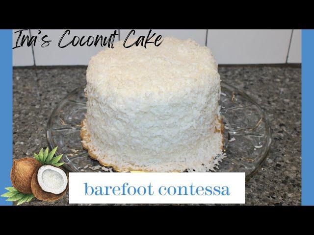 Ina Garten’s Barefoot Contessa from Goldbelly: Ina's Coconut Cake Review