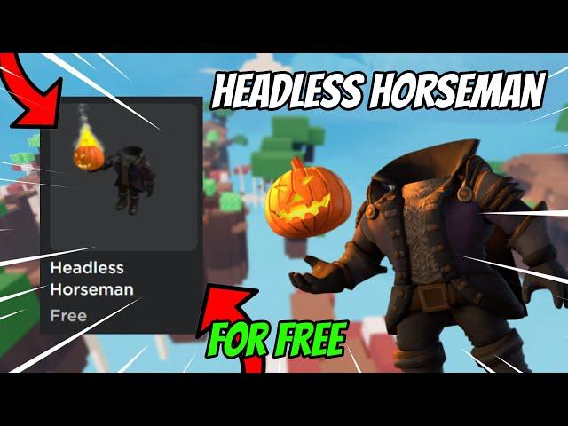 How to get Roblox Headless Horseman (FOR FREE)