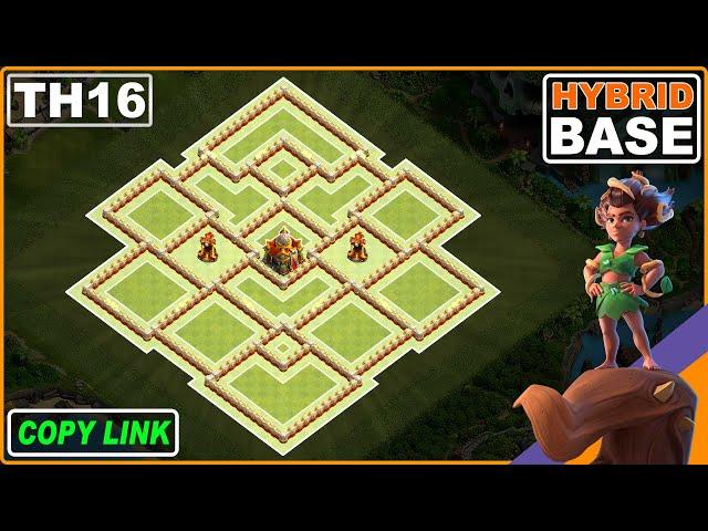 NEW ! Town Hall 16 (TH16) Trophy/Hybrid Base with COPY LINK - Clash of Clans