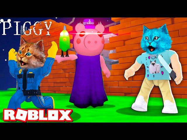 СВИНИНА ПИГГИ ГЛАВА 10 ИСТОРИЯ В РОБЛОКС (Roblox Piggy chapter 10) Весёлый Кот и КОТЁНОК ЛАЙК