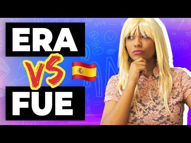 Era vs Fue (Imperfect or Preterite Made SUPER Simple)