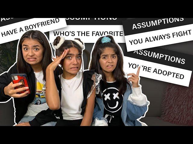 Answering Your Assumptions About Us *SHOCKING* | GEM Sisters