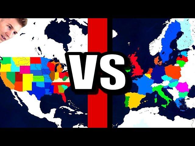 All US States vs All EU States! (Age of Civilizations 2)