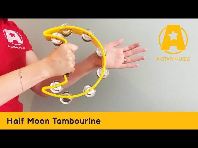 A-Star Half Moon Tambourine | AP3101