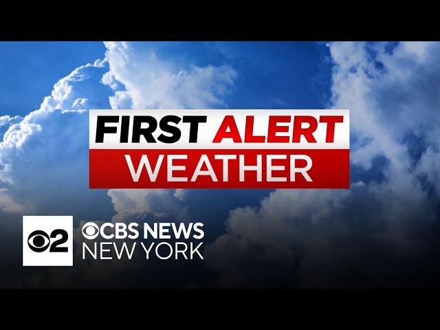 First Alert Weather: Bluster and cold Monday night in NYC - 10/14/24