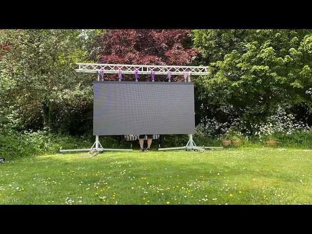 3m Wide p4.8 Outdoor LED wall