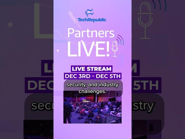 TechRepublic AWS Partner Live Stream Announcement!