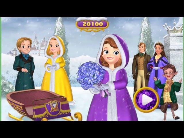 Sofia the First Full Walkthrough Games for Kids - Magical Sled Race - HD DISNEY ENGLISH