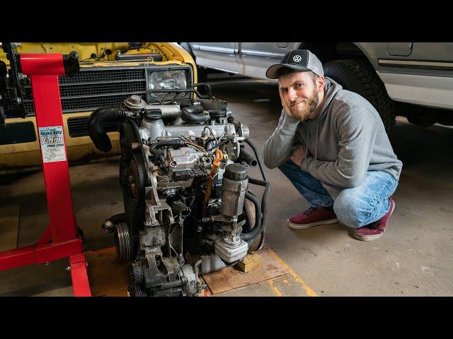 I Bought a SUPER CHEAP VW TDI Engine...