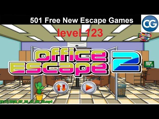 [Walkthrough] 501 Free New Escape Games level 123 - Office escape 2 - Complete Game