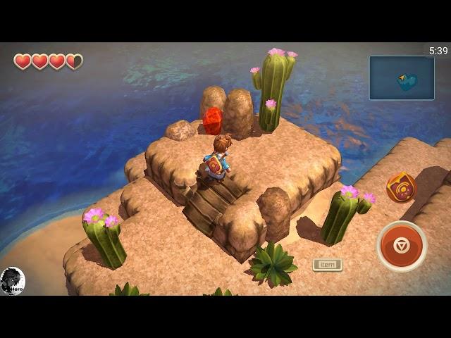 Oceanhorn #3 - Sandbar island, Withered Lands and Bomb island