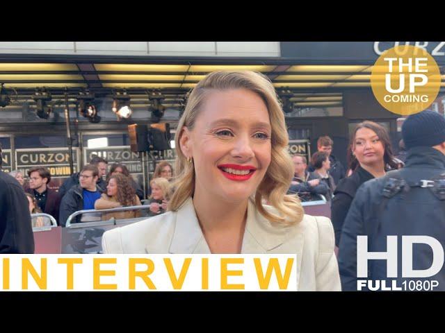 Romola Garai interview at Scoop Premiere