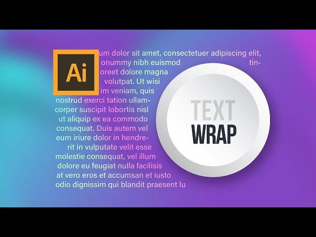 HOW TO WRAP TEXT IN ILLUSTRATOR