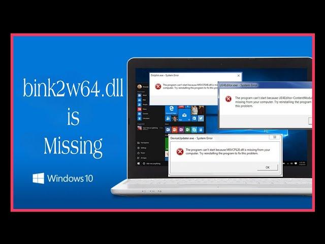 bink2w64.dll Missing  Error Fix | Windows 7/10/11 | Easy To Fix