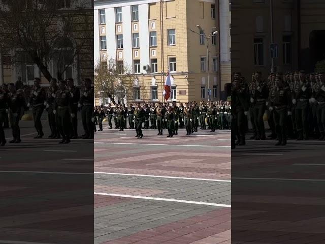 Генеральная репетиция парада Победы на пл. Советов в Улан-Удэ