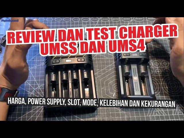 Review Dan Test Charger Nitecore UMS2 Dan UMS4