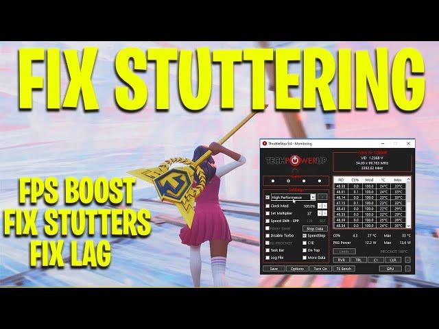 FIX FPS DROPS & STUTTERS IN FORTNITE CHAPTER 4 WITH THESE THREE TRICKS!