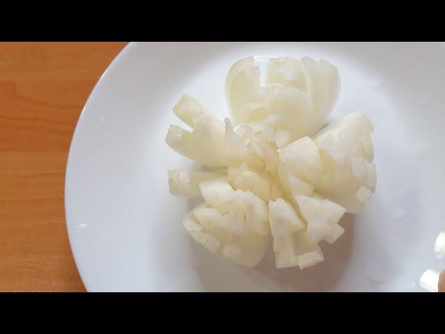 Цветок из лука/Onion Flower