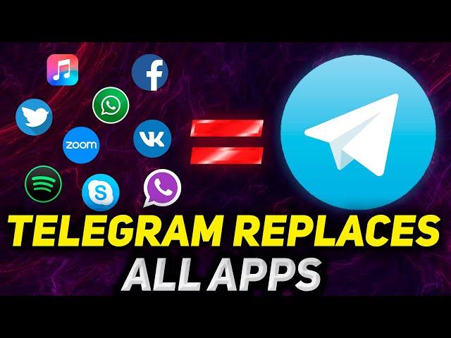 Why TELEGRAM is a SUPER APP. You WON'T NEED Zoom, WhatsApp, Skype, Spotify, Twitter anymore