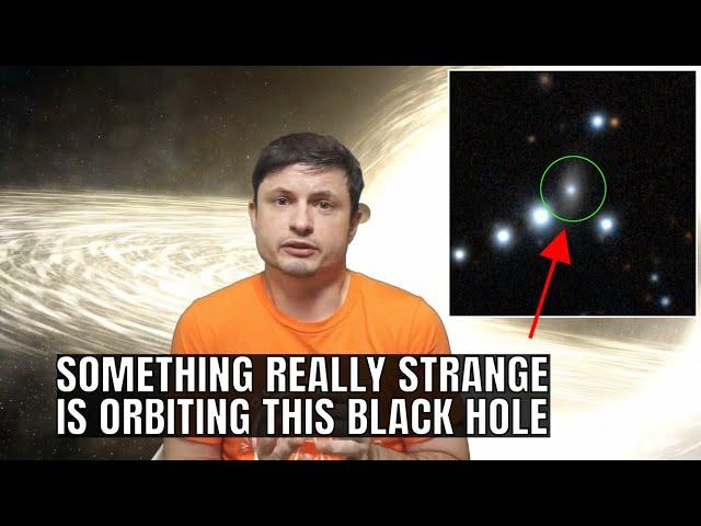 Strange Pulsations From a Black Hole Due to Something in Orbit