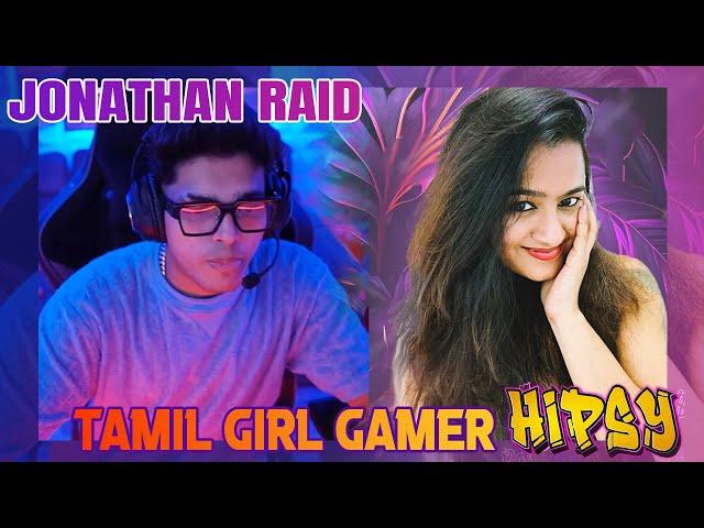 Jonathan Raid Tamil Girl Streamer The Hipsy  | Happy Birthday @JONATHANGAMINGYT #jonathan #hipsy