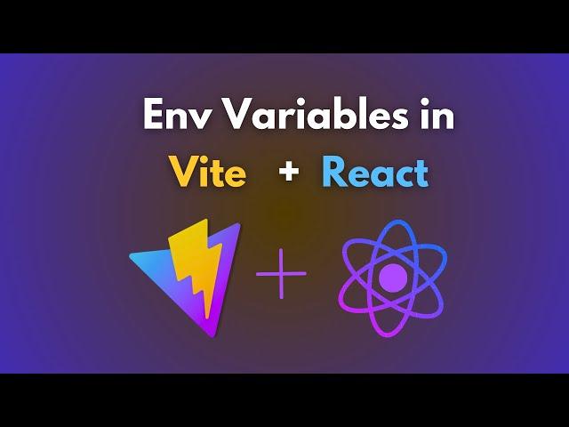 Environment Variables in VITE + REACT | add .env file to Vite App @howdevyou