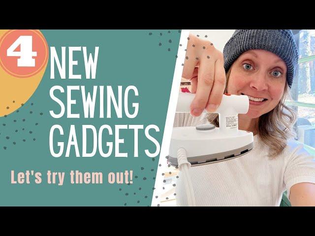 I got 4 new sewing tools and gadgets! Let's see what we think.