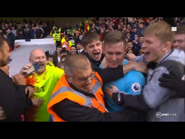 UNREAL FOREST LIMBS AFTER LIVERPOOL WIN! ️ Dean Henderson Is In With The Supporters!