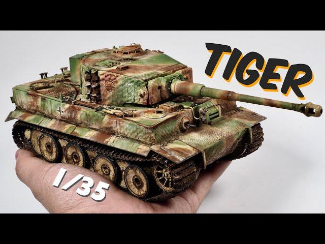 Finishing! Tiger I 1/35  pro painting tutorial. Part 2.