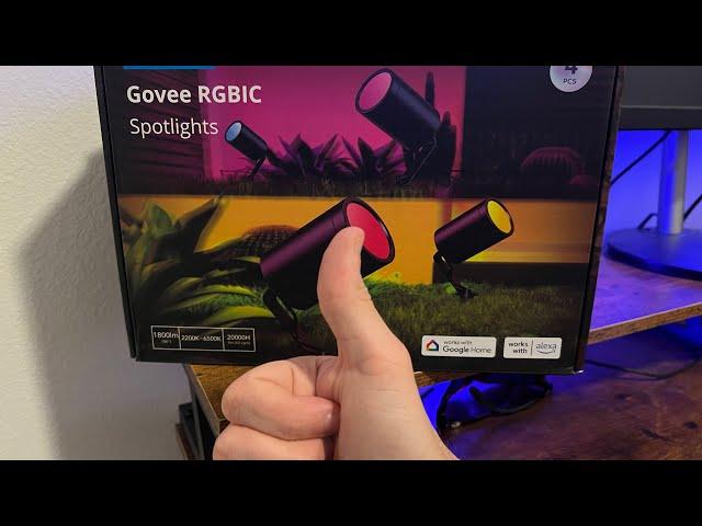 Govee RGBIC Spotlights (Review and Install)