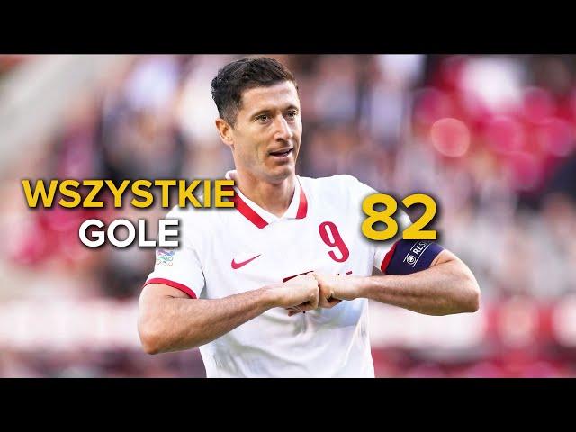 Robert Lewandowski Wszystkie 82 Gole Dla Reprezentacji Polski